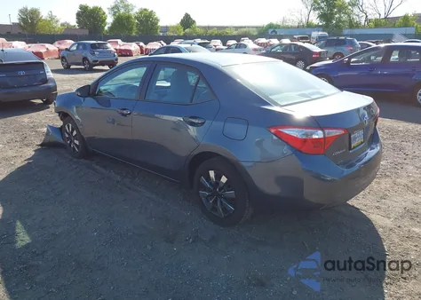 2014 Toyota Corolla Le z USA, uszkodzony, nr VIN 2T1BURHE8EC224390